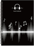 MAXCURY Blank Sheet Music Composition Manuscript Staff Paper Art Music Notebook by MAXCURY