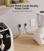 9 Pack Magnetic Cable Clips Cord Holder, Desk Cable Management Accessories - Image 5