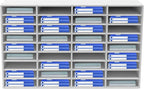 36 Slots Mail Sorters for Office, PVC Literature Organizer by Unknown
