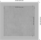 Amanti Art Silver Framed Magnetic Board 24x24 Medium Vision Board - Image 4
