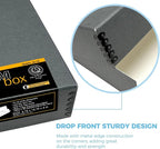 Lineco Museum Archival Storage Box, 8.75x10.75x3 in. Drop Front Design. - Image 4