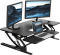 VIVO 42 inch Height Adjustable Stand Up Desk Converter, V Series, Quick Sit to by VIVO