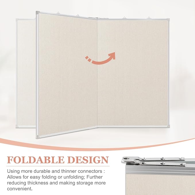 AMUSIGHT Double-Sided Large Cork Board - Image 3