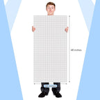 Fuyoooo 25 Sheet Graph Paper Pad 24" x 48" Large Graph 1" and 1/4" Ruled Grid - Image 2