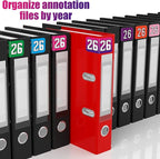 1000pcs 2026 Year Stickers, 3/4x1-1/2 Inch 26 Year Colored Self-Adhesive - Image 7
