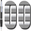 Aozora Retractable Pens Ballpoint Super Smooth Writing Pens Bulk 100 pack by Aozora