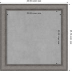 Amanti Art Grey Framed Magnetic Board 24x24 Medium Vision Board - Image 4