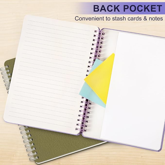 ABERLLS Purple Lined Spiral Journal Notebook - Image 5