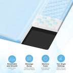 Ospelelf Ergonomic Mouse Pad and Keyboard Stand Wrist Rest Set, Memory Foam - Image 4