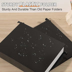 Nordun Extra Capacity Plastic Hanging File Folder Letter Size, 12 Pack - Image 2