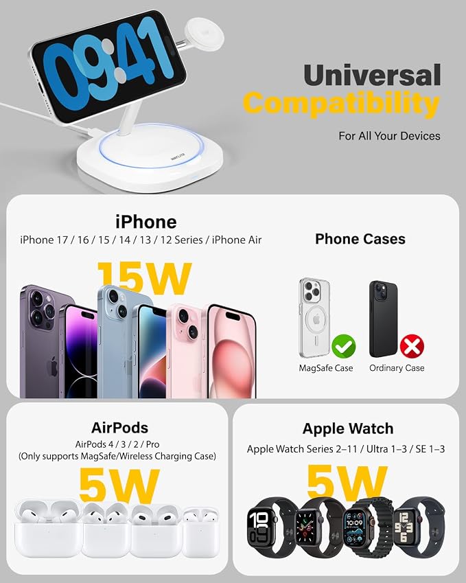 3 in 1 Magnetic Wireless Charger - Image 4