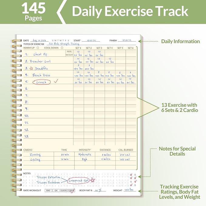 Fitness Journal Workout Planner - Image 2