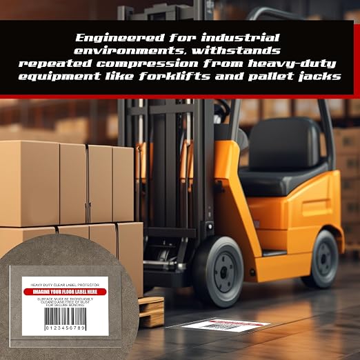 Janlaugh 50 Pcs Industrial Clear Label Protectors 10 x 13 Inch Waterproof Clear - Image 3
