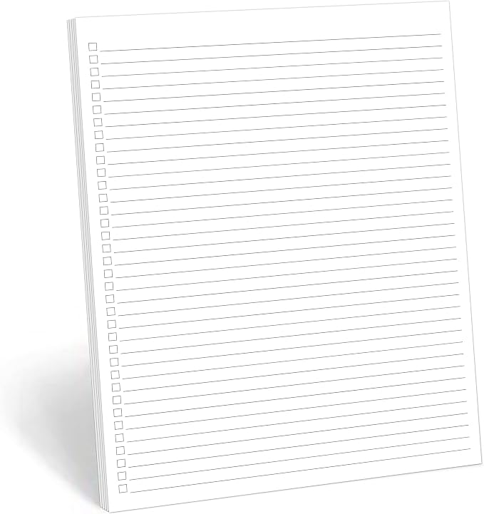 321Done Checklist To Do List Notepad by 321Done