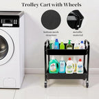 LIWNYRK 2 Tier Rolling Cart - Image 5