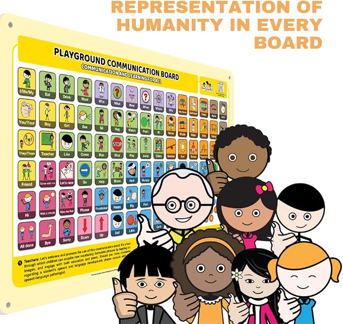 Outdoor Rated Plastic School Playground Communication Board - Image 6