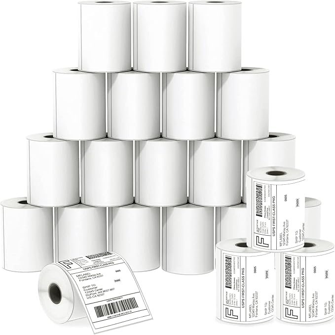 MFLABEL 4x6 Direct Thermal Shipping Labels by MFLABEL