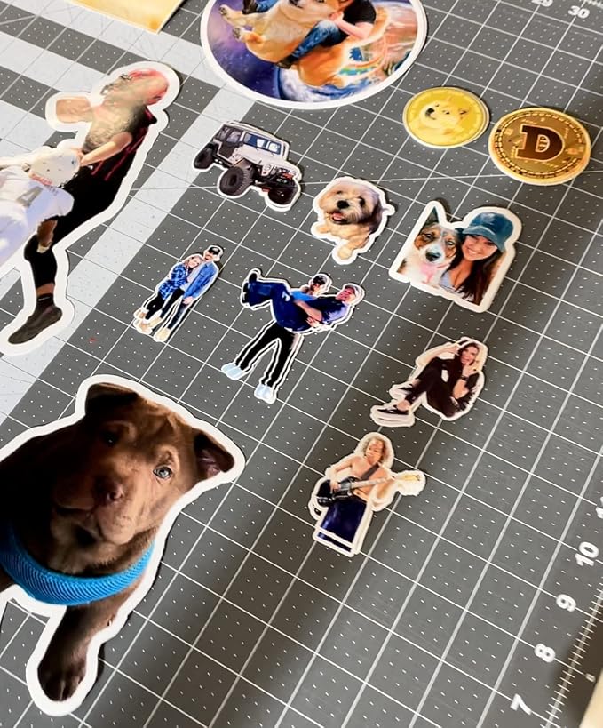 VulgrCo Custom Stickers, Image or Text- Vinyl Custom Labels Stickers - Image 7