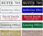 Custom Elegant Office Engraved Name Plate by Unknown