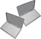 2 Pack Metal Case Stamp Pad Large Size, Dry by ZIGEL