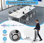 Conference Table, 55.1''Folding Conference Room Table - Image 4