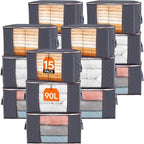 Lifewit Large Capacity Clothes Storage Bag Organizer by Lifewit