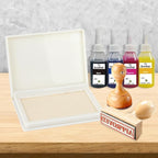 Dry Stamp Pad, 4 x 2.5 Inch Premium Quality Ink Pad - Image 6