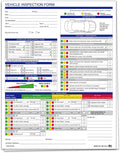 Multi-Point Inspection Form for Vehicles – 2-Part Carbonless Vehicle Checklist by Unknown