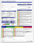 Multi-Point Inspection Form for Vehicles – 2-Part Carbonless Vehicle Checklist by Unknown