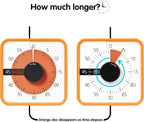 TWENTY5 SEVEN Countdown Timer 7.5 inch; 60 Minute 1 Hour Visual Timer – - Image 5