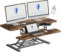 FLEXISPOT 40 inch Electric Motor Desk Converter, Sit to Stand Monitor and by FlexiSpot