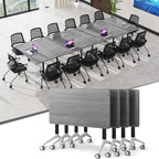 Conference Table, 55.1''Folding Conference Room Table by Unknown