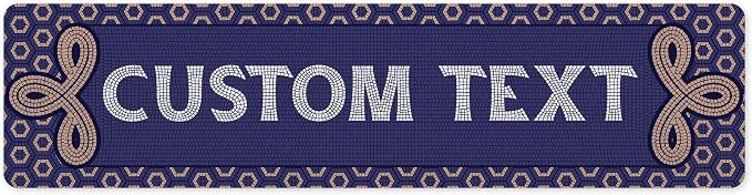 Custom Sign, Custom Street Sign, 11 Font Colors, 13 Font Styles, 4 Hole Options by MySignCenter