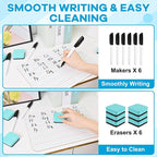 COYMOS 6 Pack Small White Board - Image 4