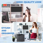 Henoyso 12 Pcs 3 Ring 1.5 Inch Binders Fits 8.5 x 11 Inch Letter Size Paper - Image 6