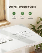 Marsail Glass Standing Desk - Image 4