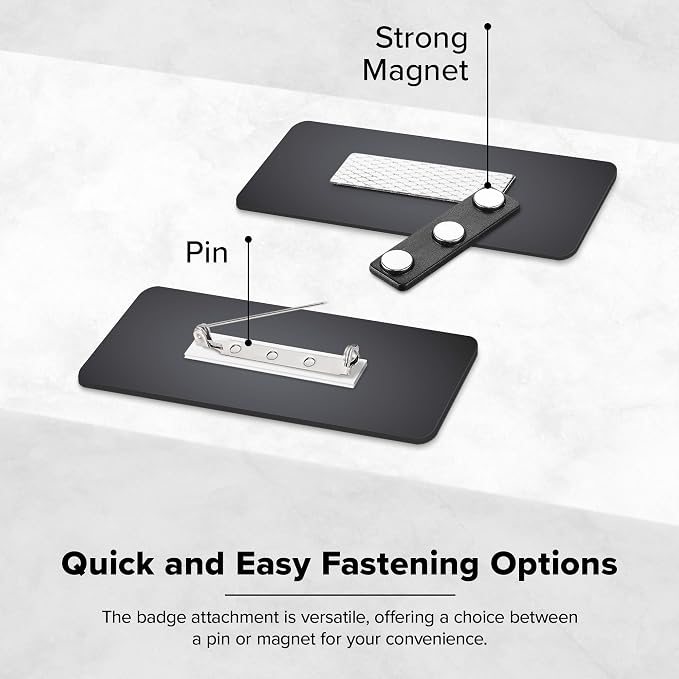 Custom Engraved Name Tags, Magnetic Tags, Personalized Name Tags, Durable - Image 6