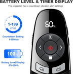 USB C Rechargeable Presentation Clicker Wireless Presenter Remote - Image 4