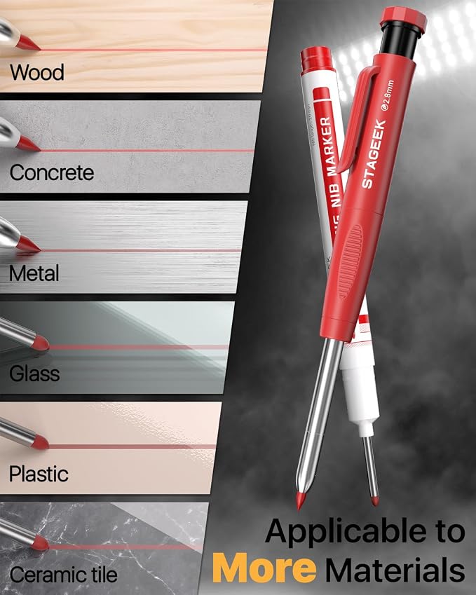 STAGEEK 2PCS Carpenter Pencils - Image 3