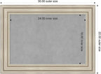 Amanti Art Silver Framed Magnetic Board 22x30 Medium Vision Board - Image 2