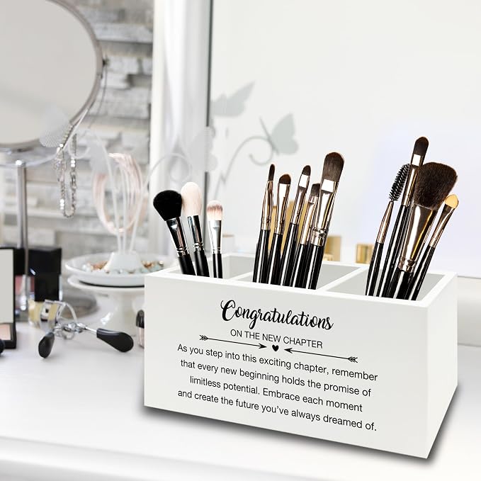 XPH Congratulations Gift Pen Pencil Holder Organizer - Image 4