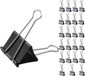 XIIFIIFII 3 Inch Extra Large Binder Clips, Heavy Duty Paper Clamps, Big Metal by XIIFIIFII