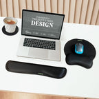 VAGAU Premium Keyboard Wrist Rest and Mouse Pad Wrist Support, Ergonomic Memory - Image 2