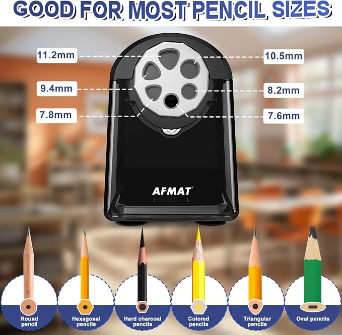 AFMAT Electric Pencil Sharpener - Image 2