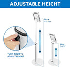 Mount-It! Anti-Theft Universal Tablet Kiosk Stand, Fits iPad Pro, Galaxy Tab - Image 6