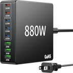 880W USB C Charger Block Charging Station 8 Port Fast Chager 140W PD PPS AVS by Unknown