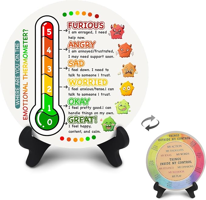 Feelings Wheel, Double-Sided Emotion Wheel by Ainrvteers