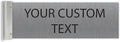 ALPHA DOG SIGNS Custom Projecting Hallway Nameplate, Personalized 2-Line Text by AlphaDog