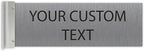 ALPHA DOG SIGNS Custom Projecting Hallway Nameplate, Personalized 2-Line Text by AlphaDog