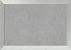 Amanti Art Silver Framed Magnetic Board 28x40 Large Vision Board by AmantiArt